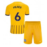 Maglie da calcio Brighton James Milner #6 Seconda Maglia Bambino 2024-25 Manica Corta (+ Pantaloni corti)